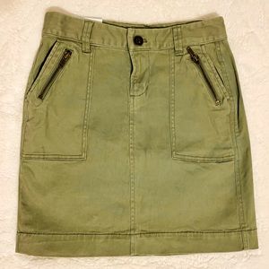 NWT Army Green Utility Style Skirt